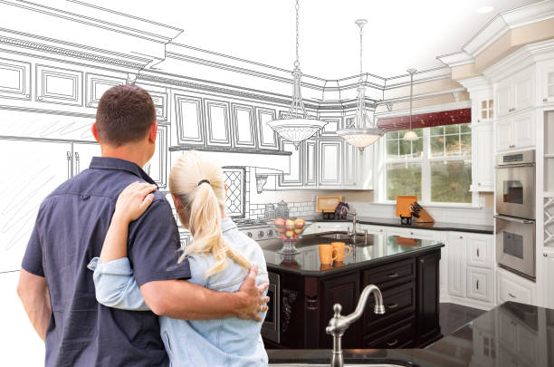Professional Kitchen Island Installation technician working in Jessup, MD